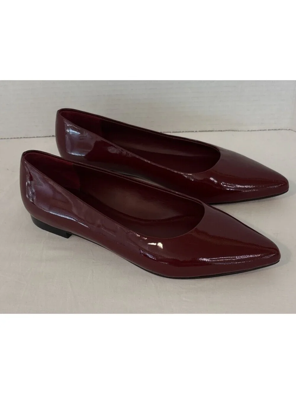 Brooks Brothers Patent Leather Deep Wine Red/ Burgundy Red Women’s Shoes Size 9